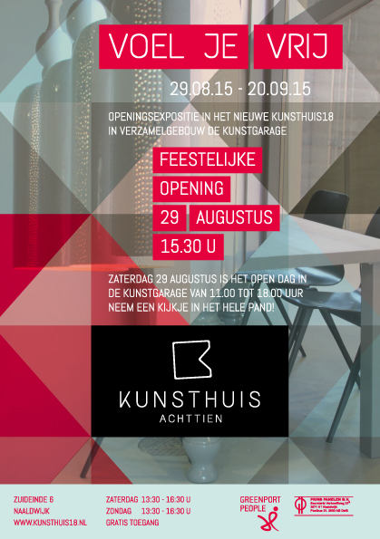 Flyer openingsexpo Kunsthuis18